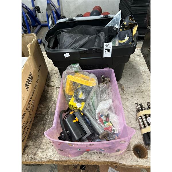 Keg Tap, Soil Test Kit, Asst. Supplies - 2 Bins