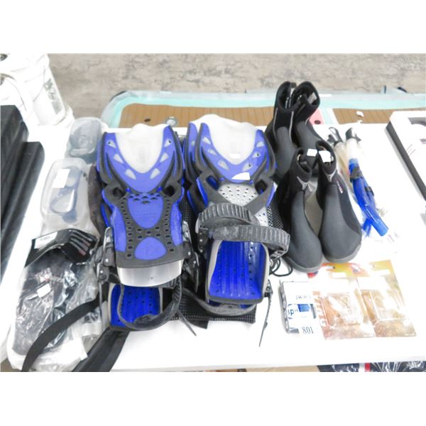 Snorkle Flippers, Snorkles, Dive Boots, Mouth Pieces, Supplies