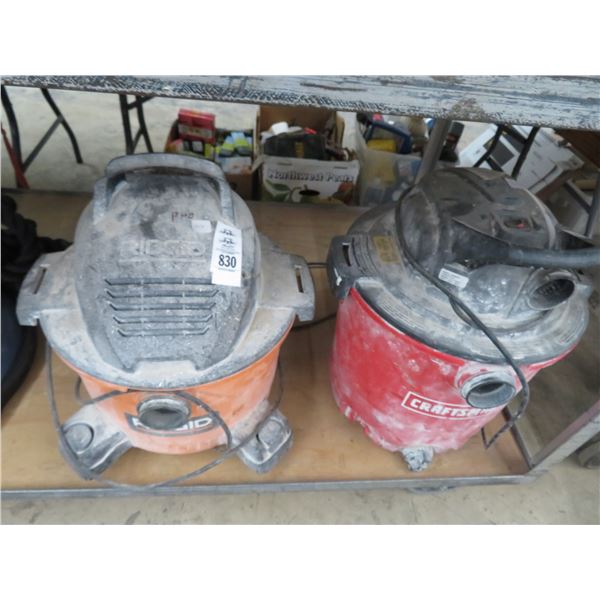 Ridgid/Craftsman Shop Vacs - 2