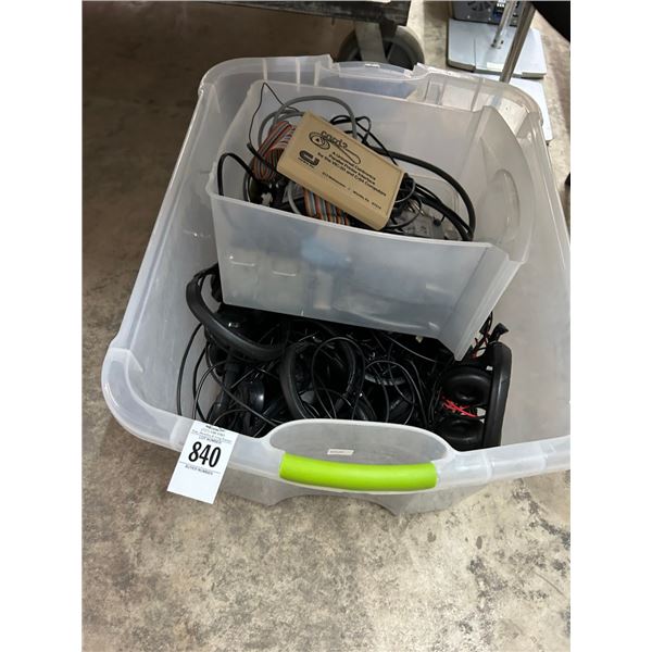 Large Lot of Headphones, Asst. Electronics