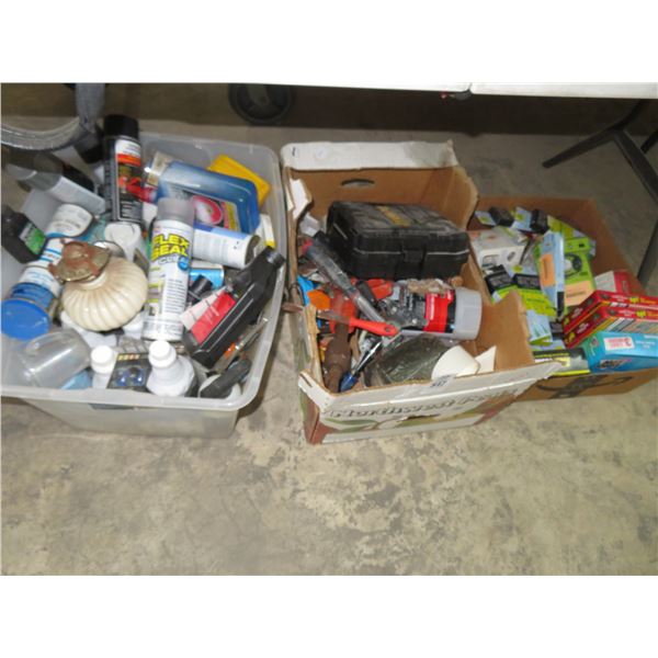 Boxes 3 Bug Repellent, Tools, Lubricants, More