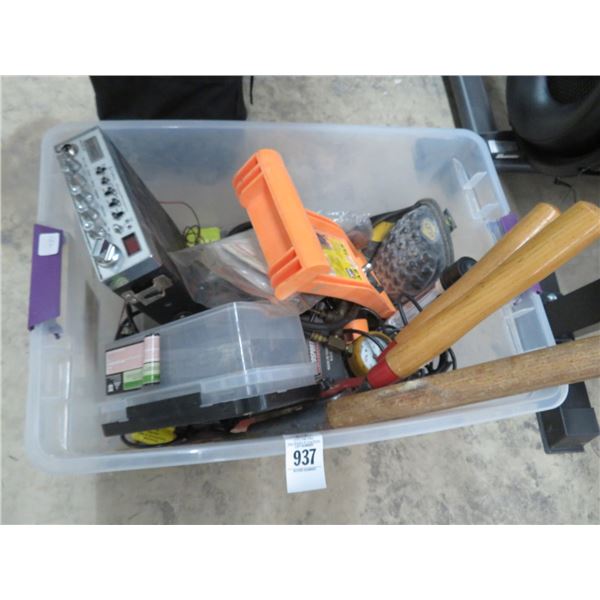 Manual Hedge Trimmers, Gauges, Gun Nails, CB Radio, Knee Pads, Supplies