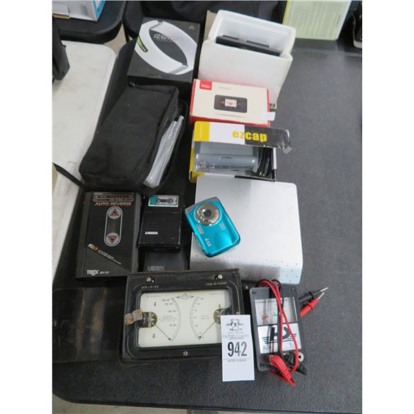 Digital Camera, Electronic Testers, Microphone, More