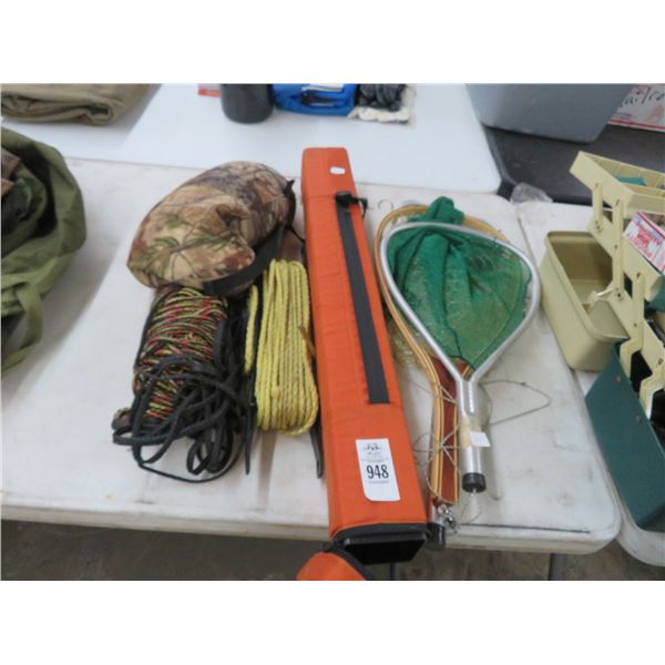Fishing Nets, Rope, Rod Transporter