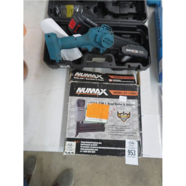 Air Brad Nailer, Cordless Hand Saw