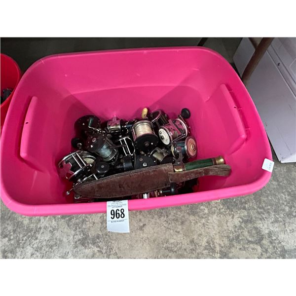 Bucket w/Penn and Asst. Deep Sea/Spinning Reels