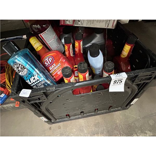 Bin w/Asst. Auto Treatment/Supplies