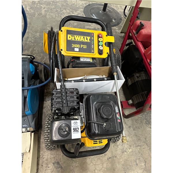 Dewalt 3400 PSI Gas Pressure Washer