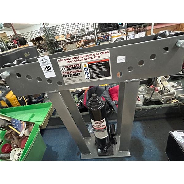 CM  12 Ton Pipe Bender