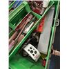 Image 2 : Toolbox w/Pole Saws, Asst. Tools