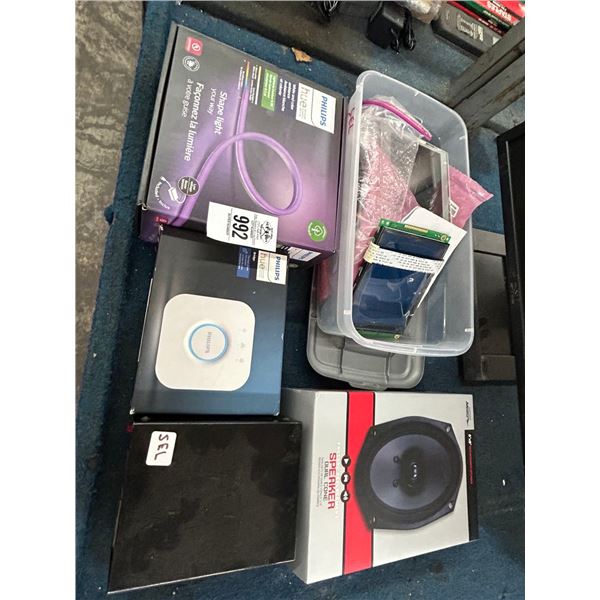 Transformer, Shape Light, Speaker, Asst. Electronics