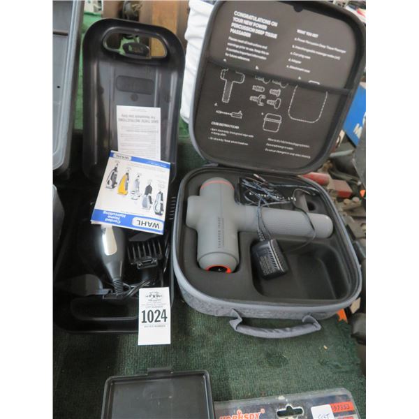 Wahl Trimmer, Sharper Image Massager