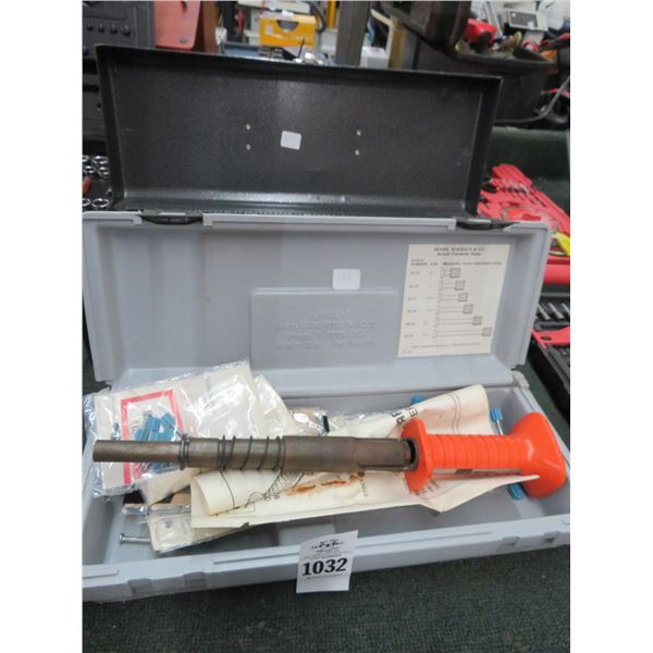 Toolboxes 3 w/Stud Gun, Asst. Sockets/Tools