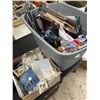 Image 1 : Bin/Box w/Asst. Tools, Combo Wrenches, Railroad Accessories