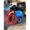 Image 1 : Electric Air Pump, Color Changing 64' Strip Light, Strobe, Jumper Cables, Bag w/Asst. Tools