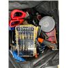 Image 3 : Electric Air Pump, Color Changing 64' Strip Light, Strobe, Jumper Cables, Bag w/Asst. Tools