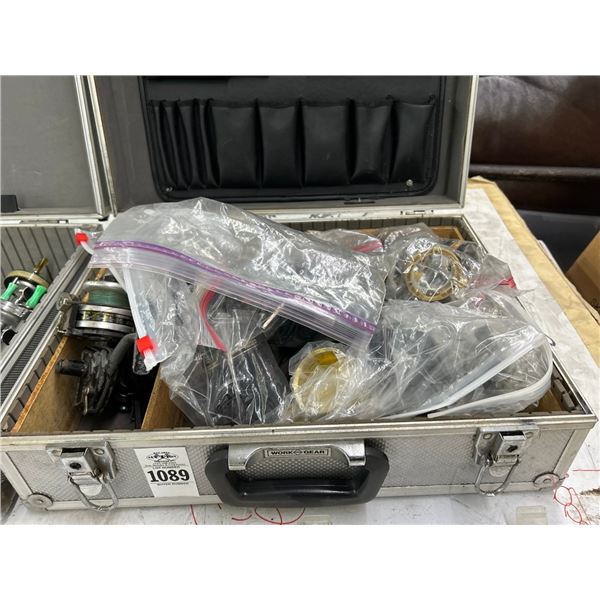 Storage Case w/Asst. Spinning Reels