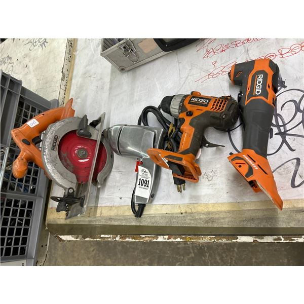 Electric Drill, Ridgid Cordless Circular Saw/Drill/Other Cordless Tool - No Battery/Charger