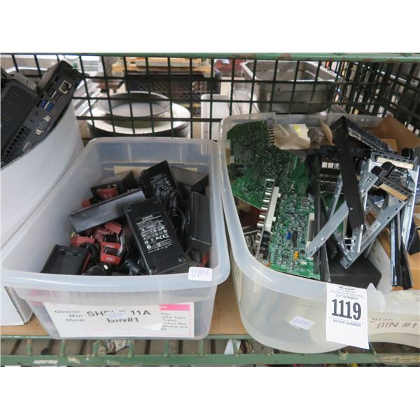 Shelf w/Asst. Electronic and Computer Boards