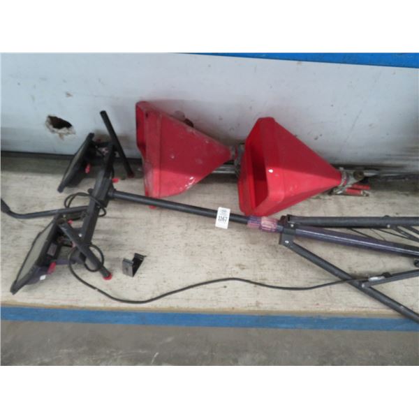 LED Tripod Double Flood Light, Texture Sprayer Hoppers