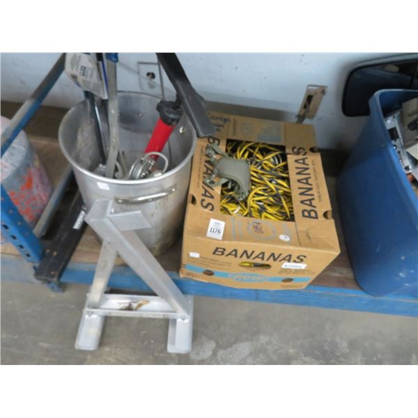 Ext. Cords, Ladder Jack, Load Displacement Bars, Come A Long, Bike Pump, Stock Pot