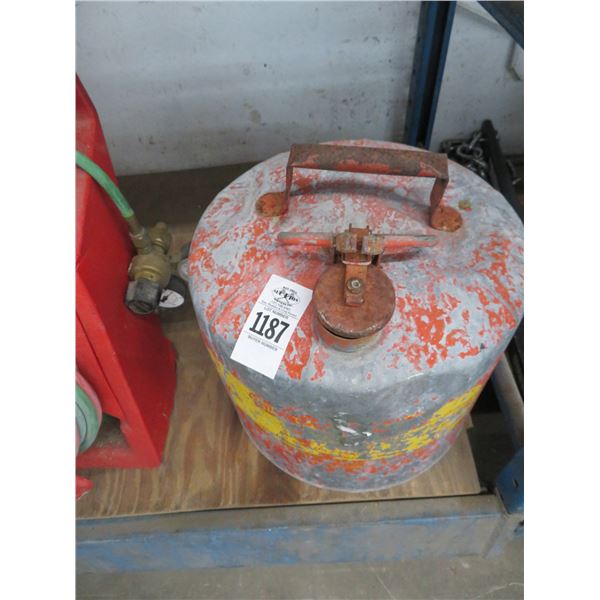 Vintage Metal Gas Can