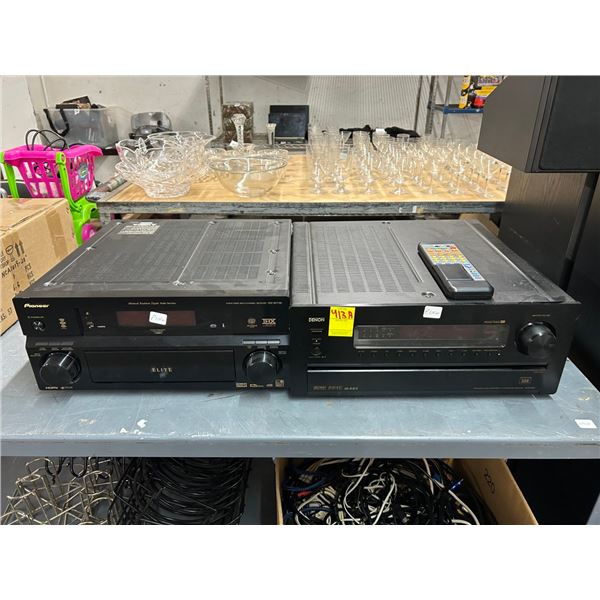 Pioneer, Denon Stereo Component w/RCA Cables 2 x the money