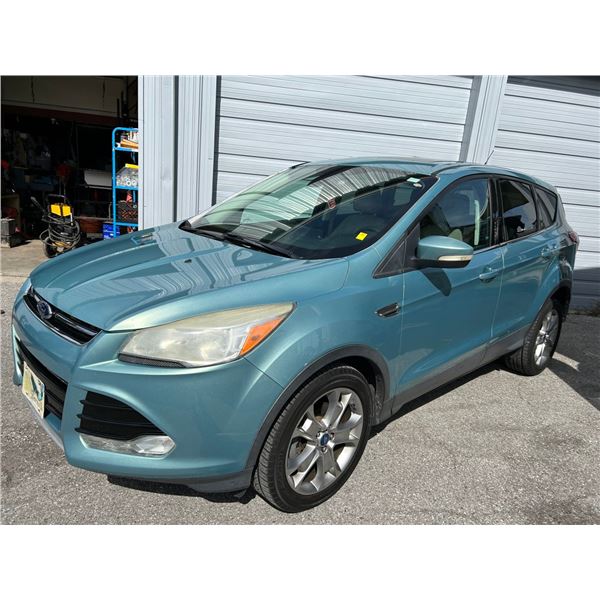 2013 Ford Escape SEL 5DR SUV AQUA BLUE/BONE LTHR AUTO A/C