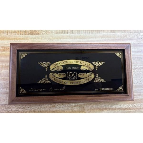 Browning "Theodore Roosevelt Tribute" Knife & Display Case