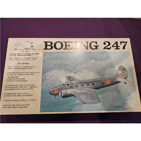 WILLIAMS BROS Boeing 247 Model