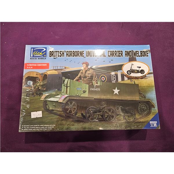 RIICH MODESL British Airborne Carrier And welbike Model