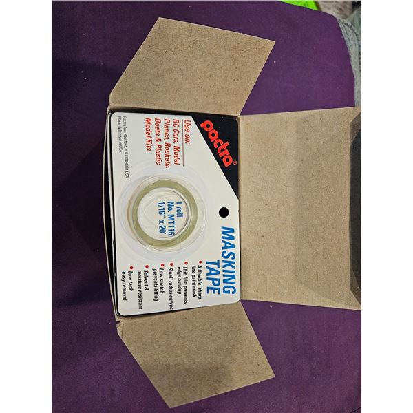 Package of Hobby masking tape