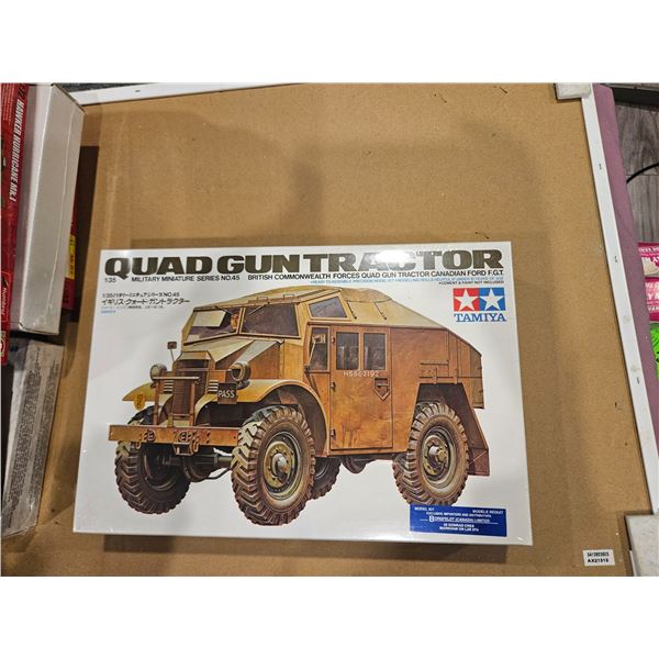 TAMIYA Quad Gun Tractor TANK MODEL