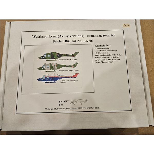 BELCHER BITS Westland Lynx (Army)
