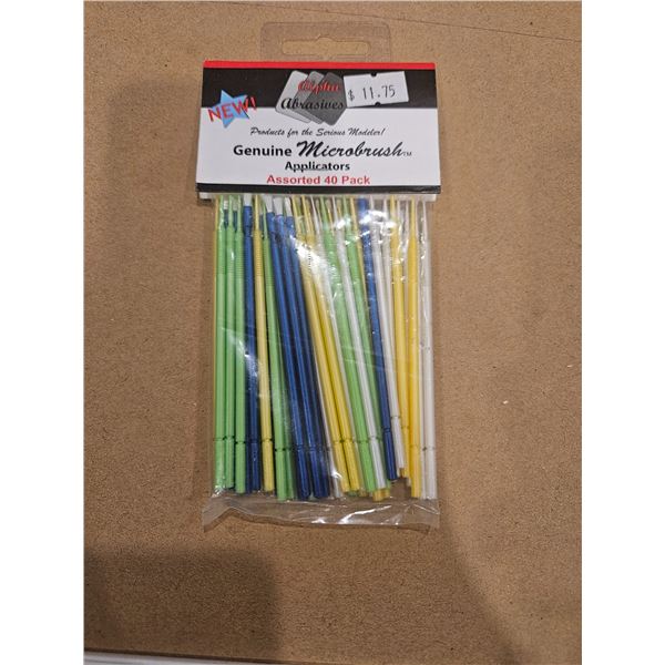New package Microbrush applicators