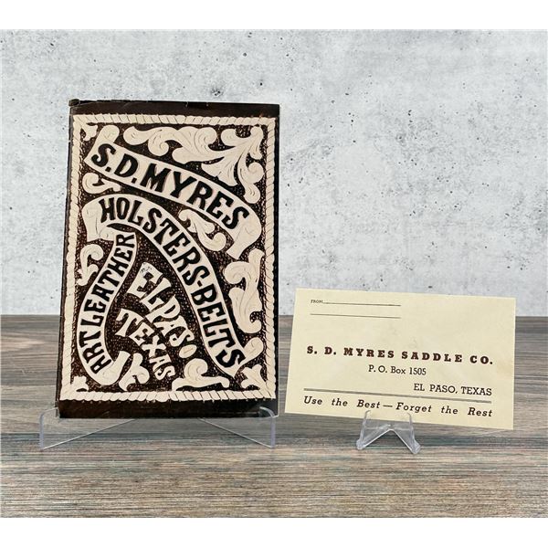 S.D. Myres Holsters Belts Art Leather Catalog