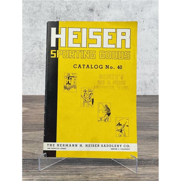 Heiser Saddlery Sporting Goods Catalog No 40