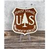 Image 1 : USFS US Forest Service Brown Shield Sign