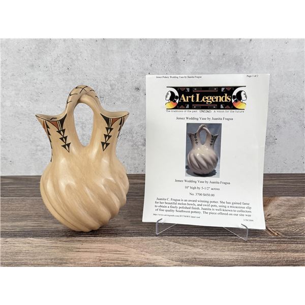 Juanita Fragua Jemez Pueblo Wedding Vase