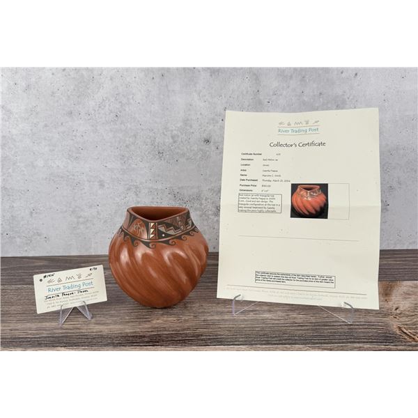 Juanita Fragua Jemez Pueblo Red Melon Jar