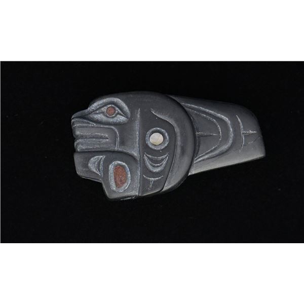 Northwest Coast Haida Indian Argillite Carving