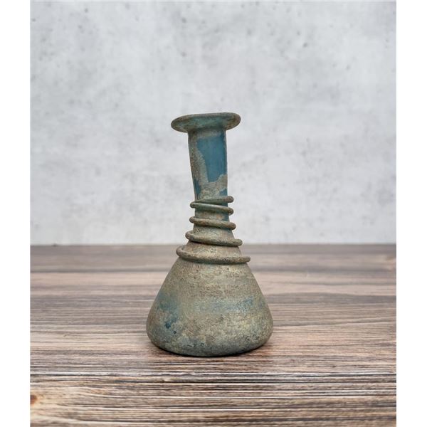 Ancient Roman Glass Unguentarium Perfume Bottle