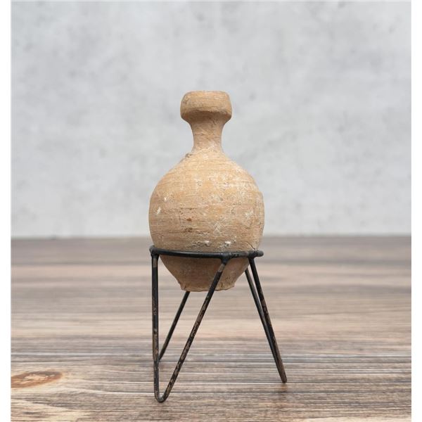 Ancient Roman Aryballos Terra Cotta Oil Bottle