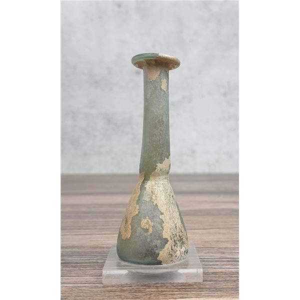 Ancient Roman Glass Unguentarium Perfume Bottle
