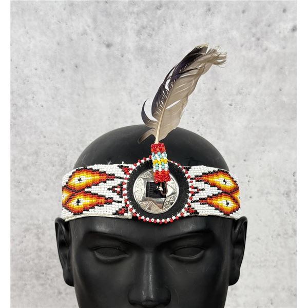 Blackfoot Native American Indian Beaded Headband