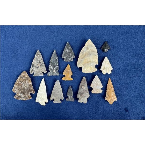 Ancient Native American Indian Arrowheads
