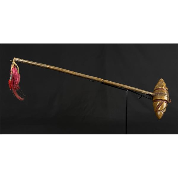 Antique Plains Native American Indian War Club