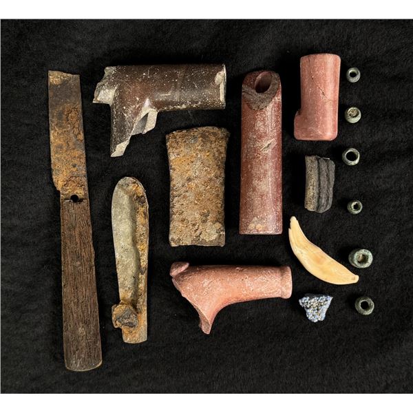 Native American Indian Campsite Relics