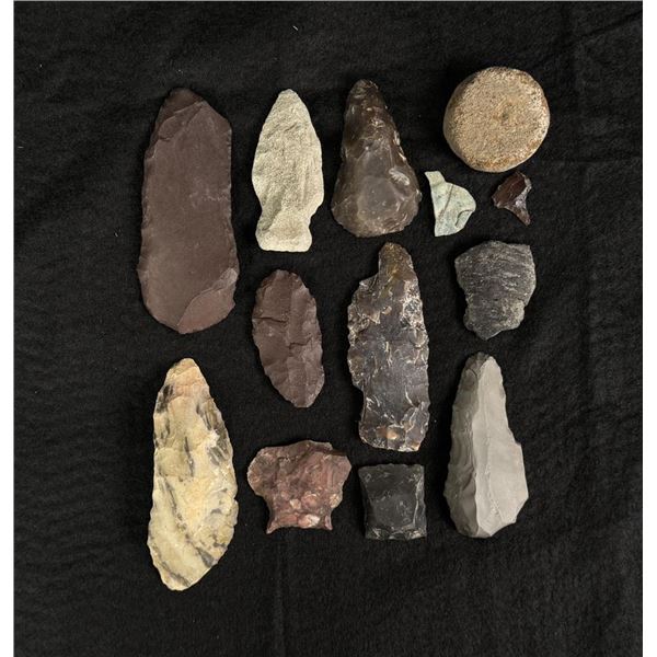 Ancient Native American Indian Stone Tools