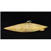 Image 3 : Alaskan Inuit Eskimo Miniature Skin Canoe Model